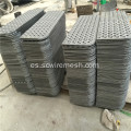 Pisada de metal perforado antideslizante / antideslizante de acero galvanizado